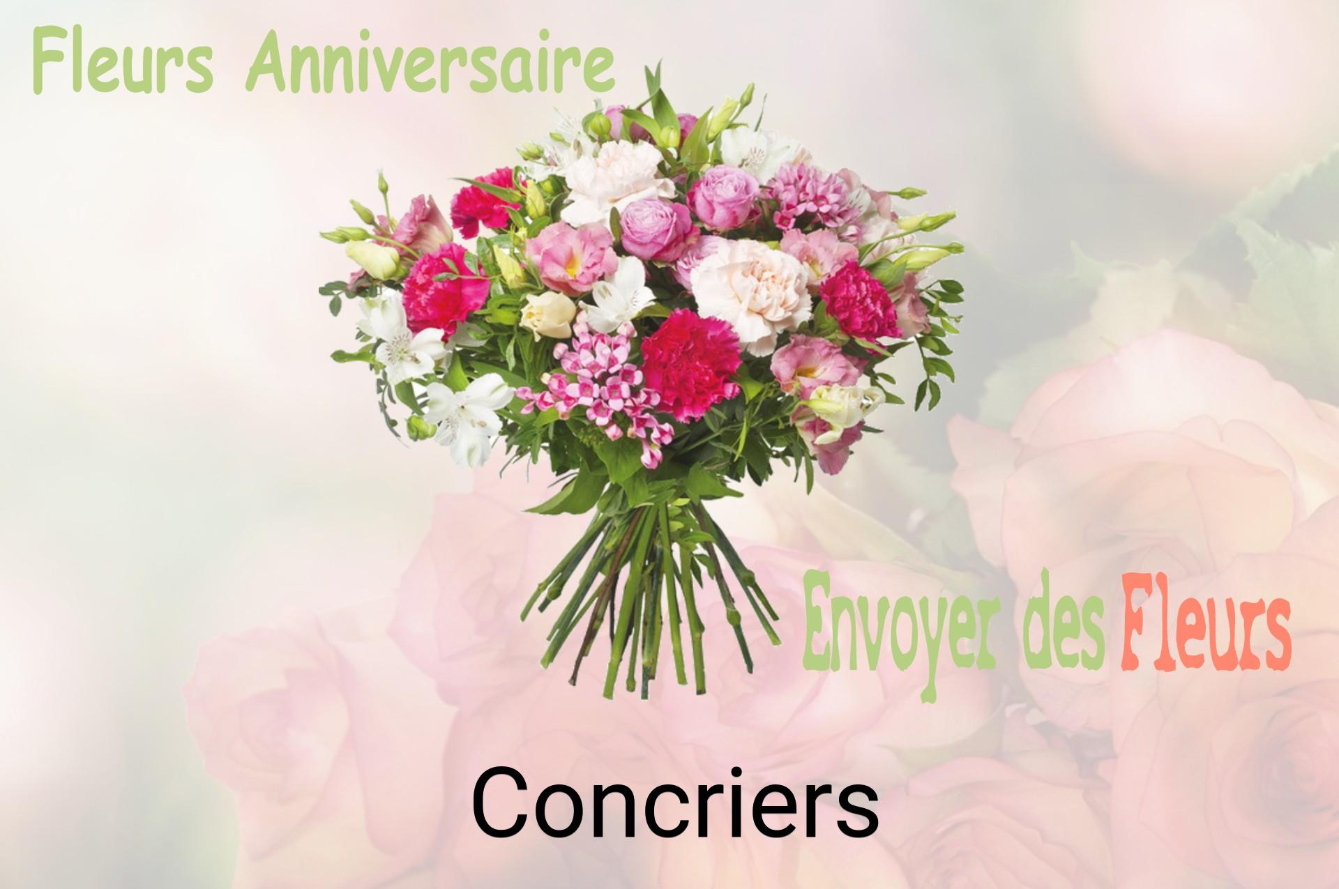 Bouquet de fleurs d’anniversaire livré à Concriers